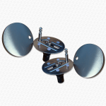 NEW 60mm Top Fix Toilet Seat Fittings Hinges Pins 6mm Pins WC - Image 2